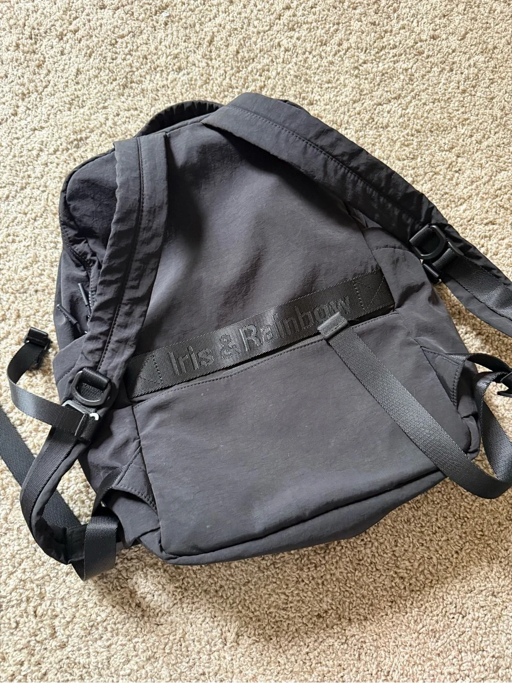 🖤 Iris and Rainbow Black Backpack 🖤